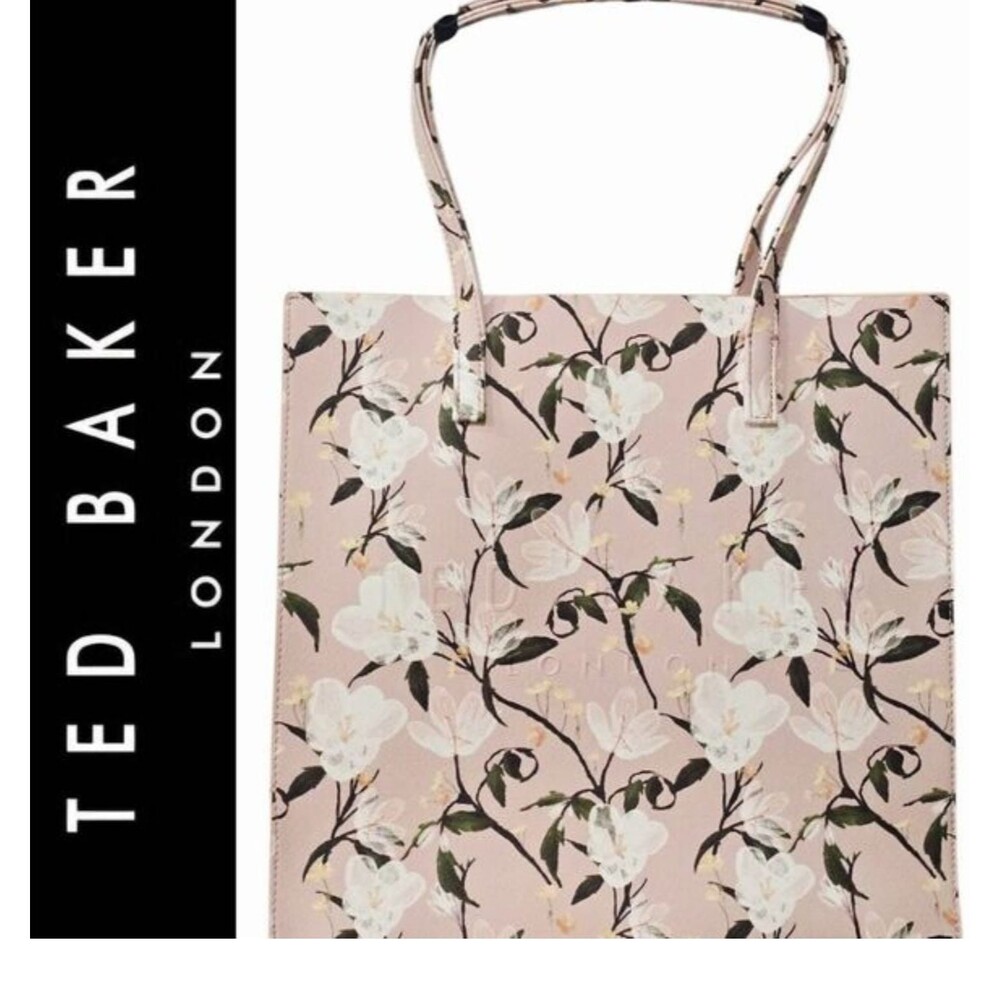 TED BAKER LONDON Womens New Tote Bag ultra stylish Seacon Floral Pink